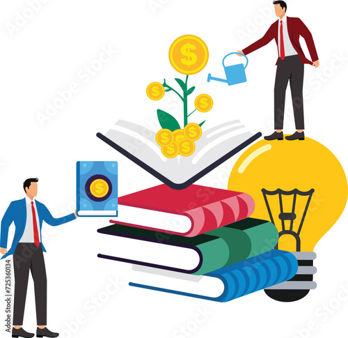 Investment, Book, Wisdom,Erudite,Learned,Knowledgable, Currency ,Print Media, Businessman,