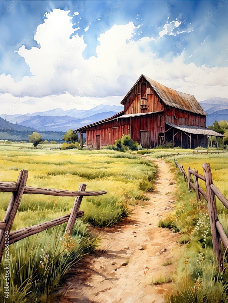 Charming Countryside Barns: A Collection of Traditional Countryside Art Charming Countryside Barns: A Collection of Traditional Countryside Art