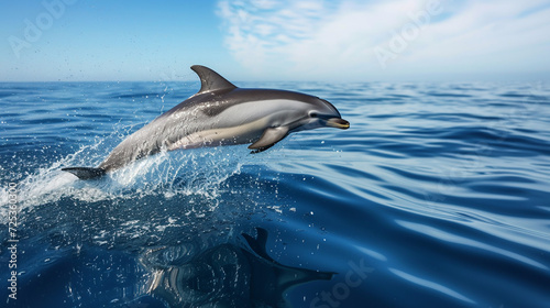 dolphin jumping out of water © Vika art