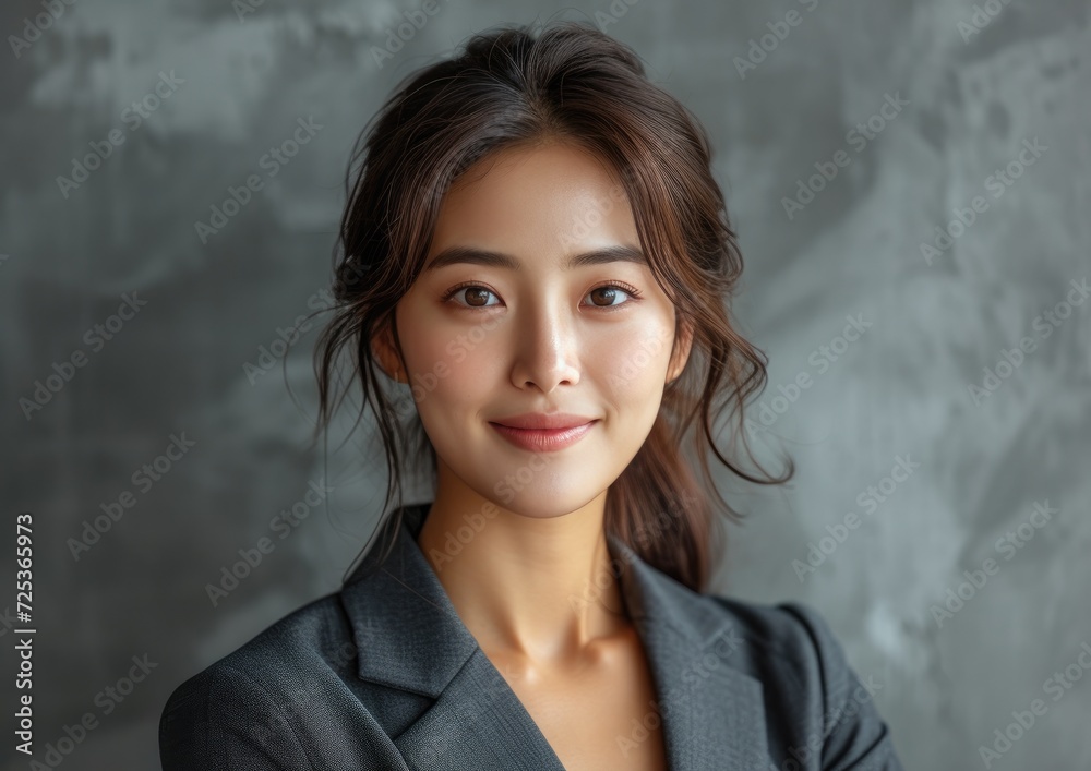 businesswoman, happy smiling female, wearing suit, light clean background businesswoman, happy smiling female, wearing suit, light clean background