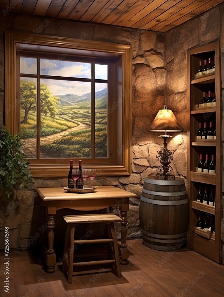 Rustic Wine Cellar Art | Scenic Prints | Peaceful Wine Estate Rustic Wine Cellar Art | Scenic Prints | Peaceful Wine Estate