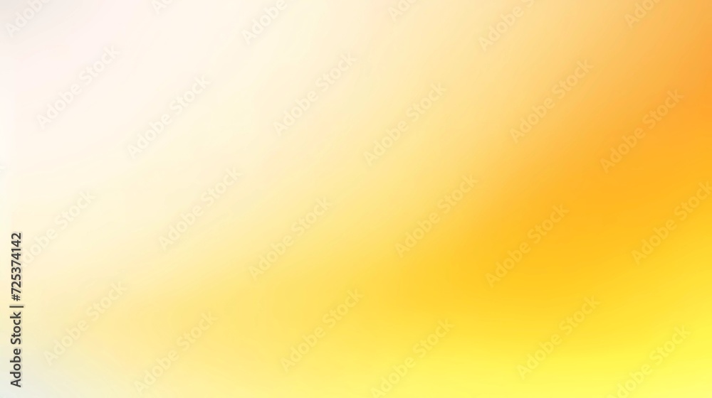 blurred gradient white and yellow color gradation, with noise effect abstract background. generative ai