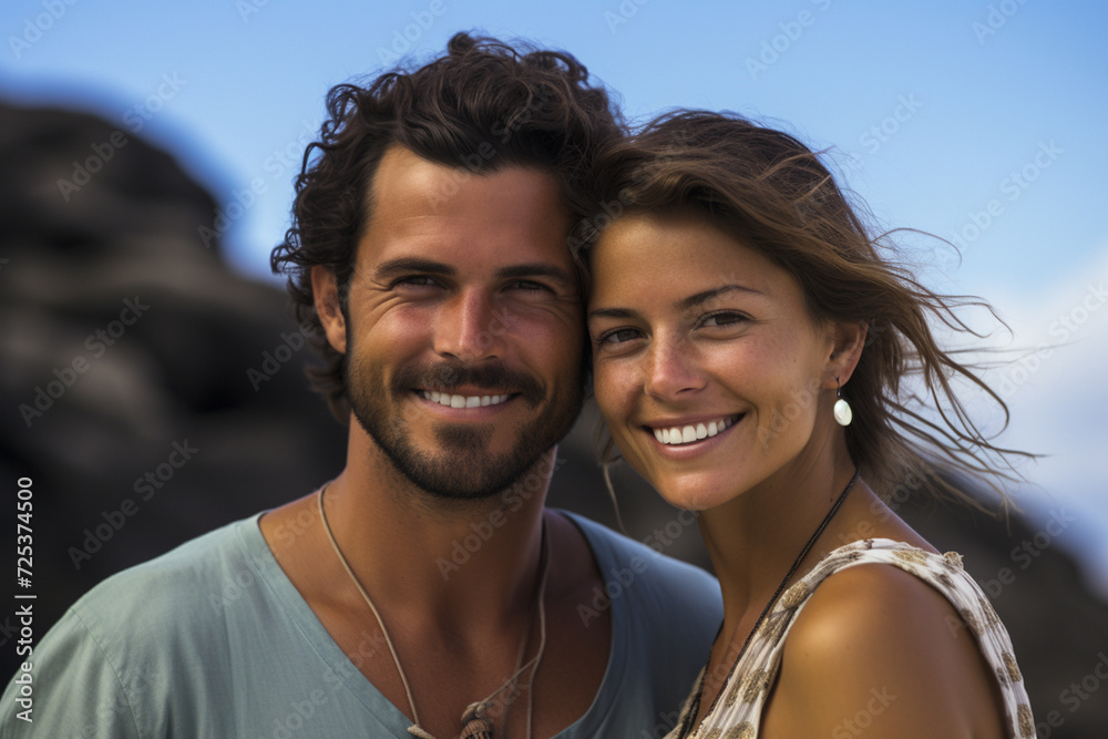 Portrait of sensual young couple Portrait of sensual young couple
