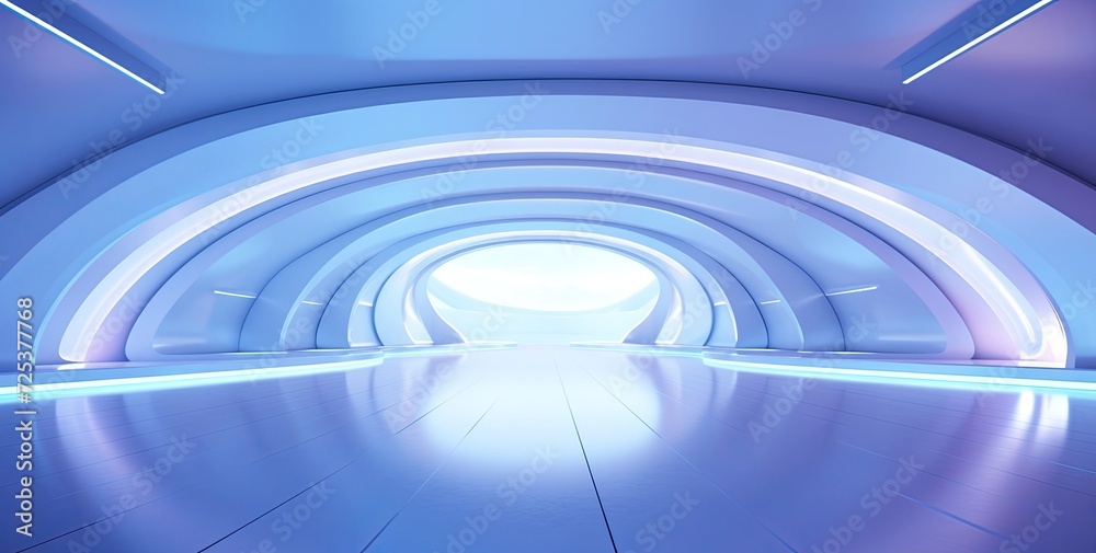 artificial hall for a futuristic scene, in the style of light neon artificial hall for a futuristic scene, in the style of light neon