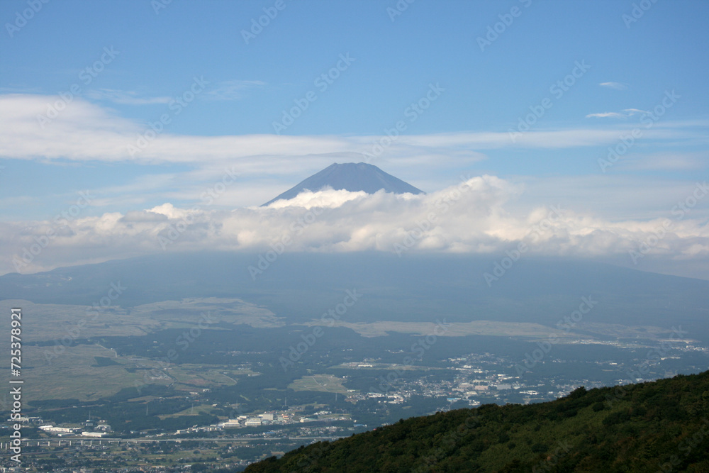 箱根スカイラインから眺めた秋の富士山