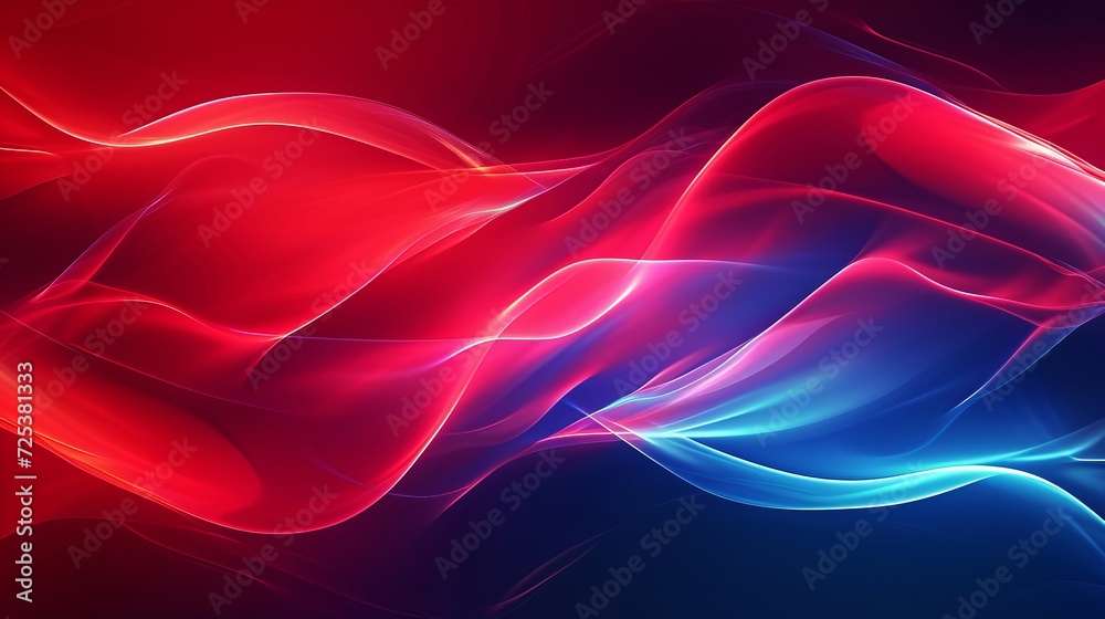 A red and blue background is created with red and blue lighting, suitable as a 4k wallpaper. A red and blue background is created with red and blue lighting, suitable as a 4k wallpaper.