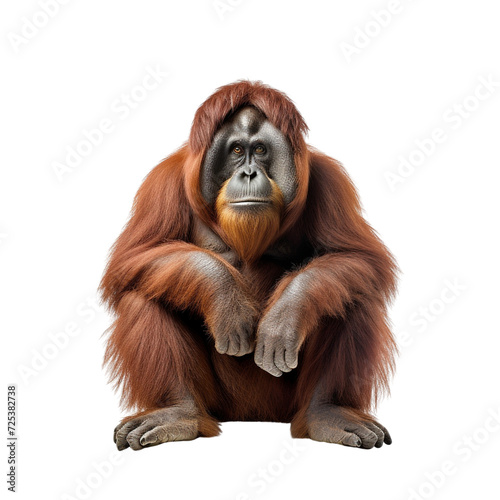 Orangutan clip art © Ovidiu