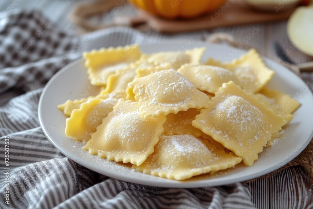 Pumpkin Ravioli, Delicious and Sumptuous White Kitchen Décor Pumpkin Ravioli, Delicious and Sumptuous White Kitchen Décor
