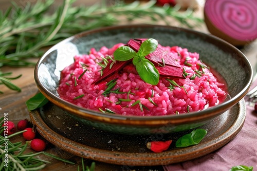 The Radiant Red  Beetroot Risotto  A Gourmet Masterpiece in Every Bite