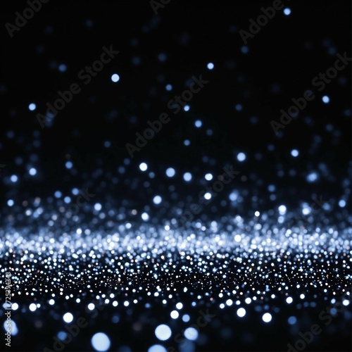 pure black background, tine little twinkling white glow lights