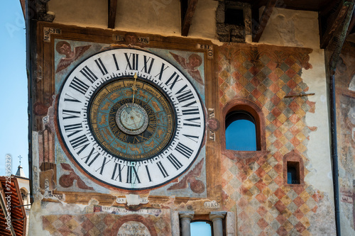 Clusone and the ancient Fanzago clock. Val Seriana to discover. photo