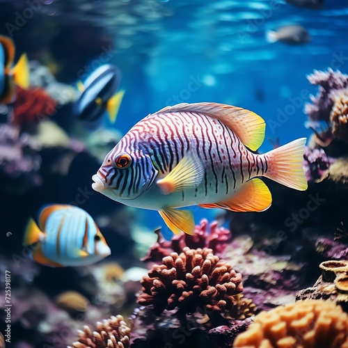 fish in aquarium