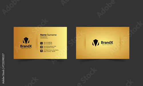 Vector luxury gold vip modern business card template, luxury visiting card design template