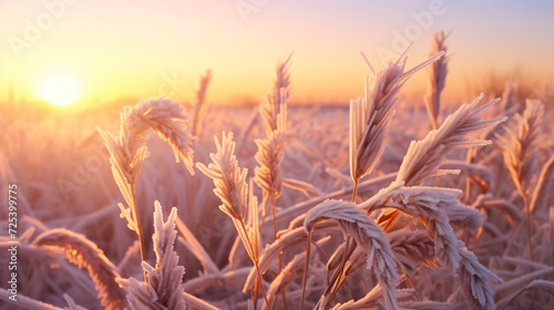 Spring frosts damaged winter crops photo