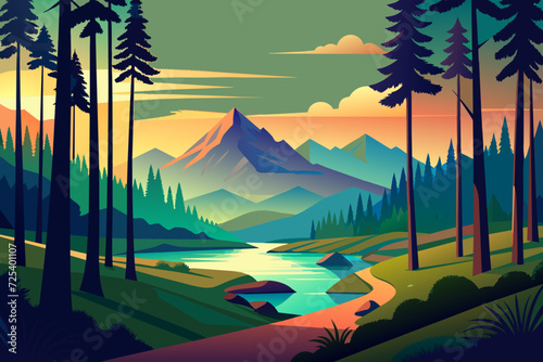 forest beautiful cartoon nature threes woodland rove
wood copse coppice taiga vector