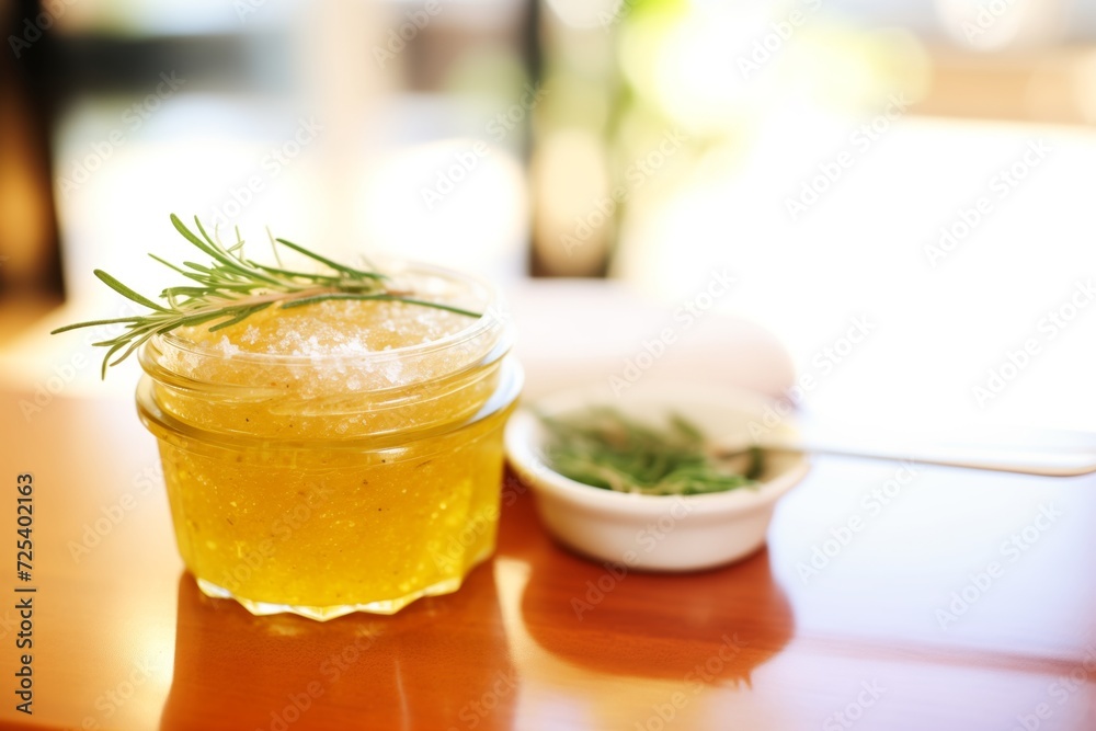 organic olive oil and sugar scrub in a jar organic olive oil and sugar scrub in a jar