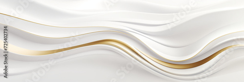 white background with soft texture decorated with Shiny golden lines. white gold luxury background
