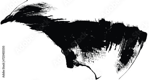 art abstract ink paint stroke background vector, Beautiful brush strokes. brush texture