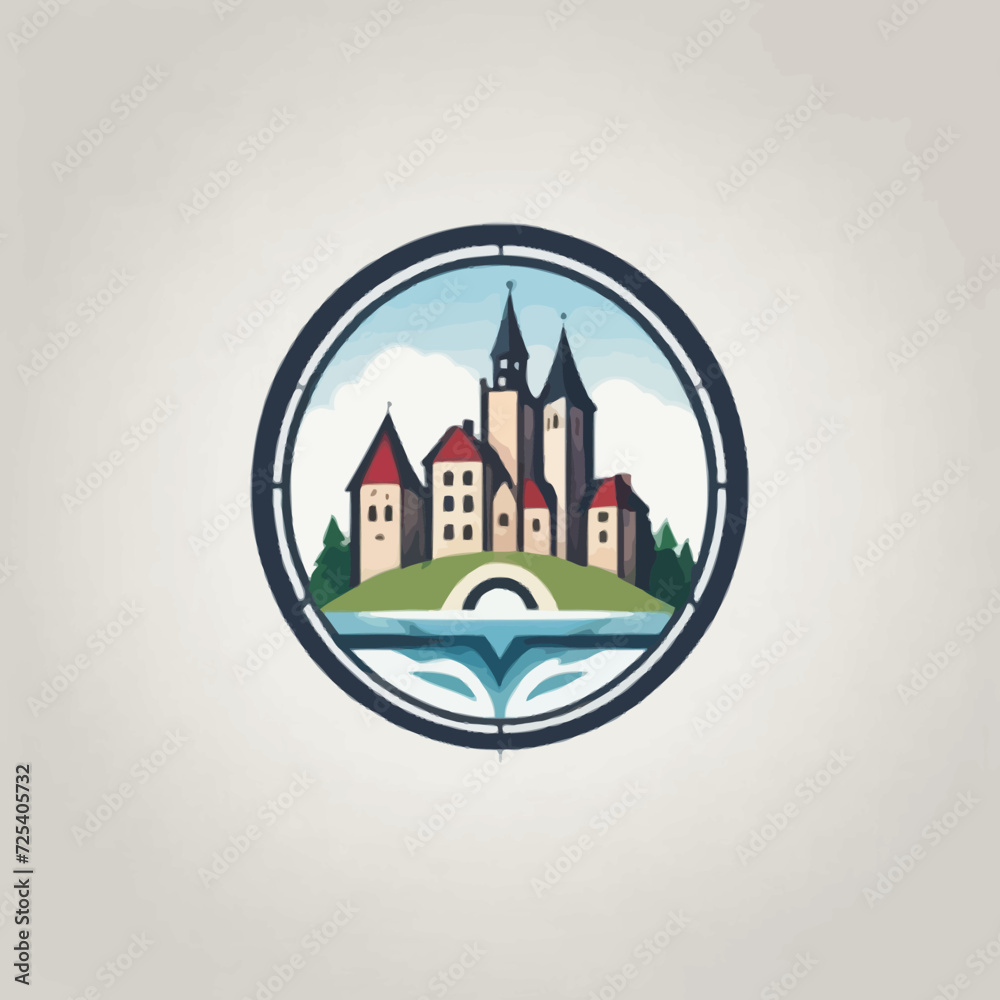 Town Logo EPS Format Design Town Logo EPS Format Design