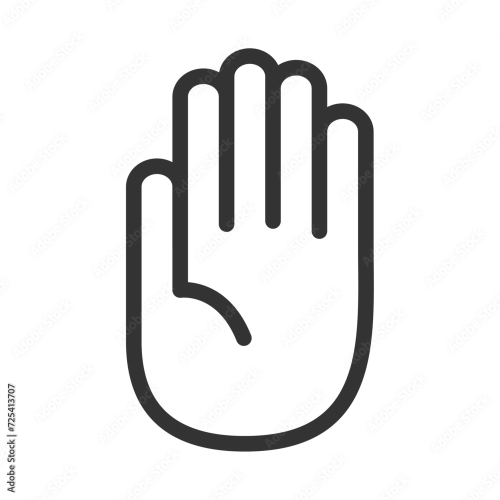 Hand, Palm, Stock Illustration. Hand, Palm, Stock Illustration.
