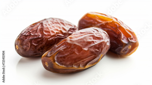 Dates Arranged on a White Table