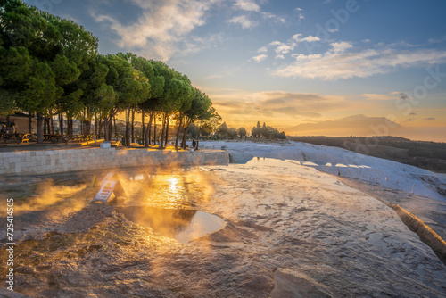 Pamukkale Hot Springs in Denizli Province photo