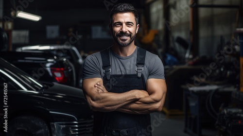 Mid adult male mechanic