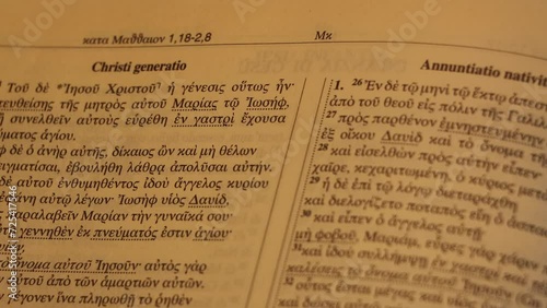 La generación de Jesús explicada en Textos originales y antiguos, en Griego antiguo, griego original.
