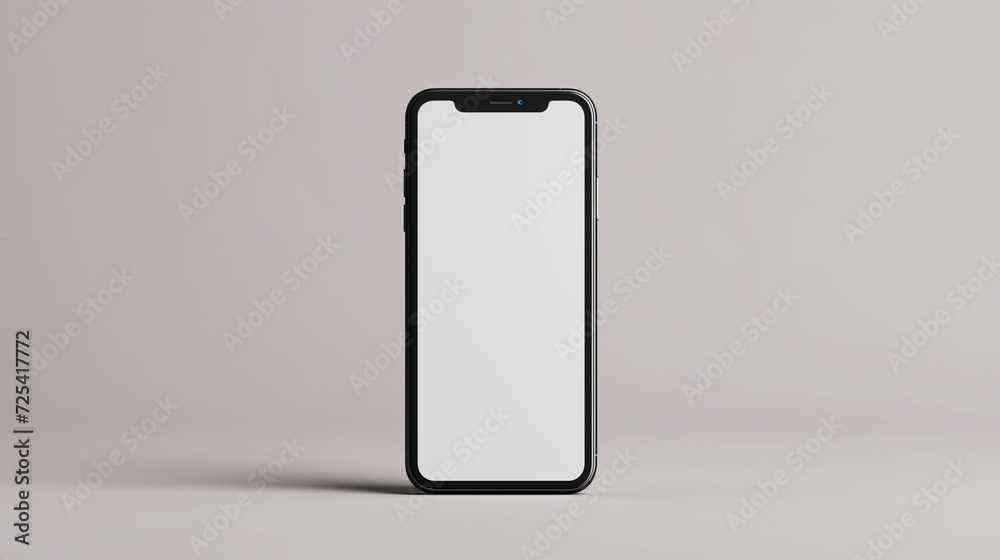 Black and White Phone With Blank Screen Black and White Phone With Blank Screen