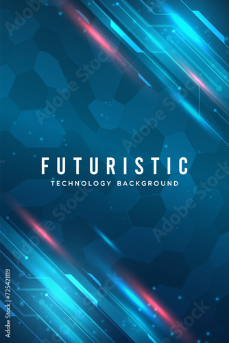 futuristic technology abstract background. Abstract futuristic curve digital line design.Modern futuristic design.Digital landscape pattern technology.Vector illustration.
