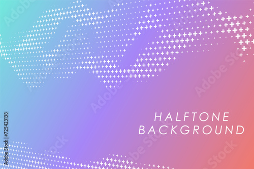 Modern abstract halftone background design.