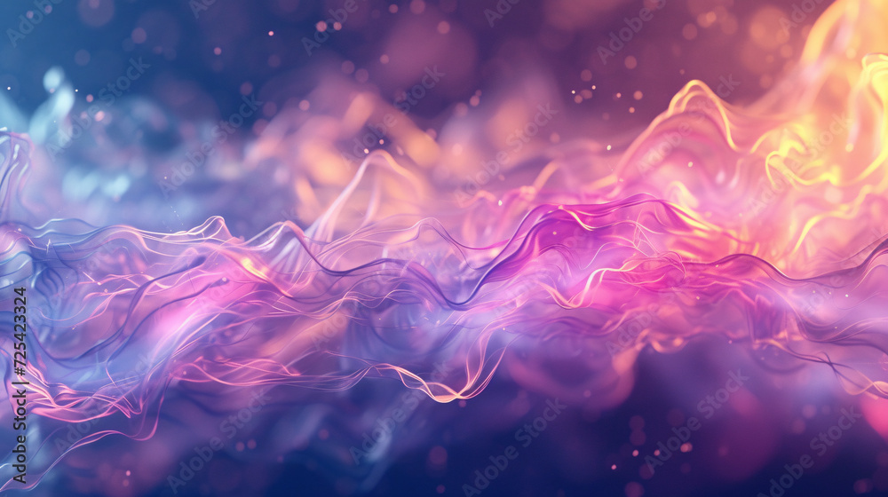 Vibrant Abstract Liquid Light with Neon Color Waves Background Vibrant Abstract Liquid Light with Neon Color Waves Background