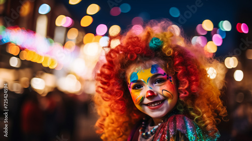 kids celebrating Carnival together at yellow background. Two children celebrating carnival in brazil