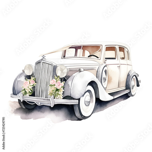 Rolls Royce Watercolor Clipart  Luxury Car Design Watercoloured Clipart  Perfect for your projetc or creations