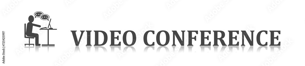 Fototapeta premium Concept of video conference