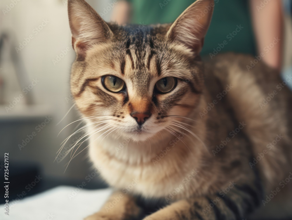 pet care and treatment, medicines and products for cat treatment, visit to the veterinarian, grooming salon, close-up pet care and treatment, medicines and products for cat treatment, visit to the veterinarian, grooming salon, close-up