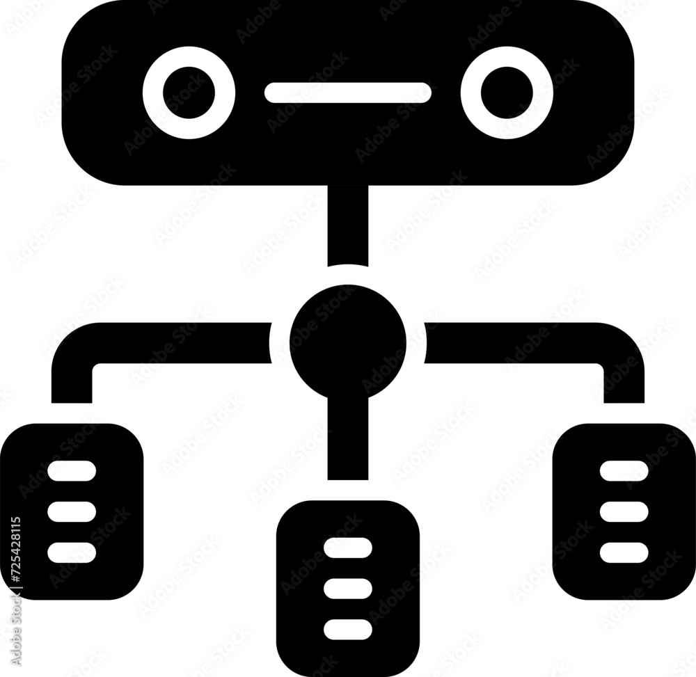 Fototapeta premium Load Balancer Vector Icon