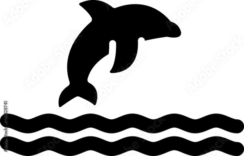 Dolphin Vector Icon