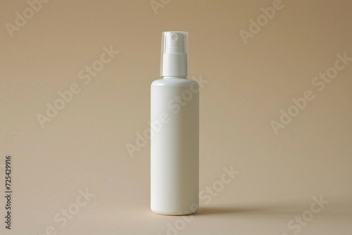 a white bottle with a clear cap