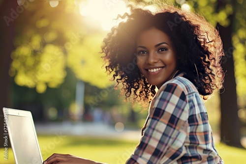 a woman smiling at the camera