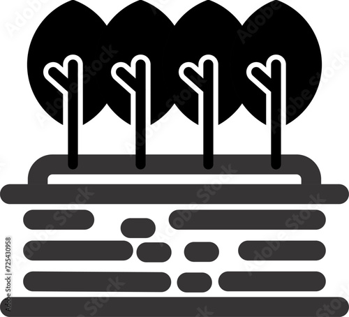 Lake Vector Icon