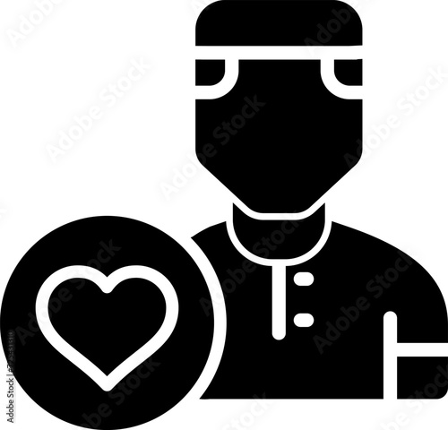 Heart Doctor Vector Icon