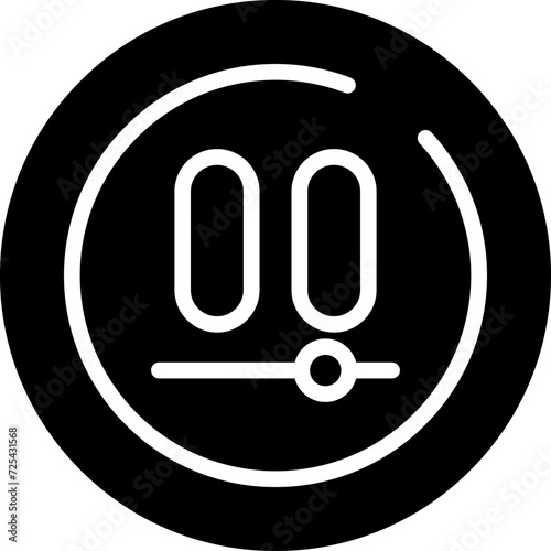 Video Pause Circle Vector Icon