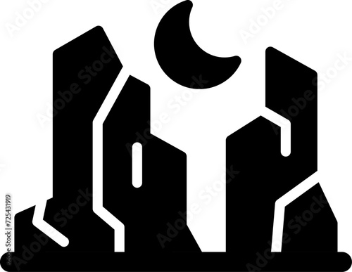 Canyon Vector Icon