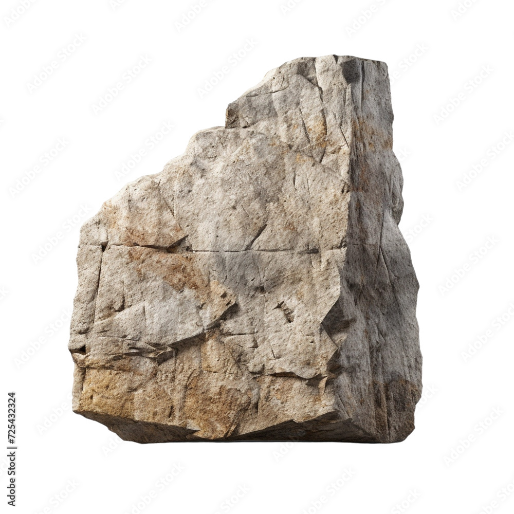 Stone sign, for monument, stone marker isolated transparent, Generative AI Stone sign, for monument, stone marker isolated transparent, Generative AI