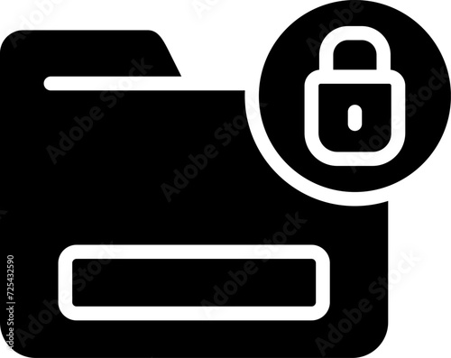 Document Encryption Vector Icon