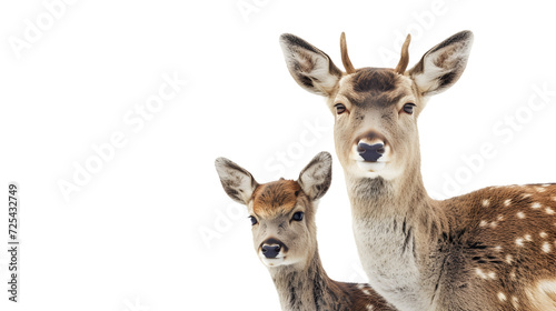 Two Deer Standing Together