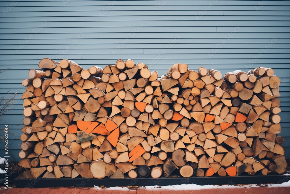 firewood stacked for a cozy warm winter firewood stacked for a cozy warm winter