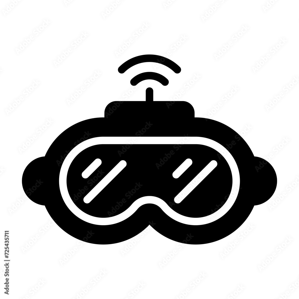 Vr Glasses Vector Icon Vr Glasses Vector Icon