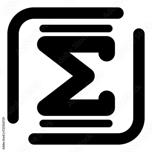 Summation Vector Icon